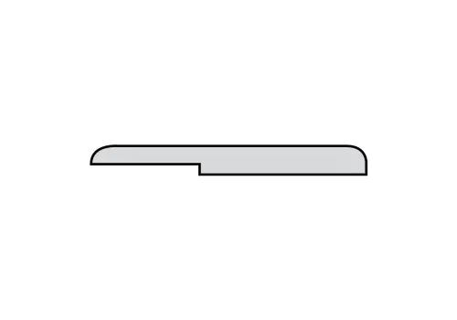 Couvre joint à feuillure