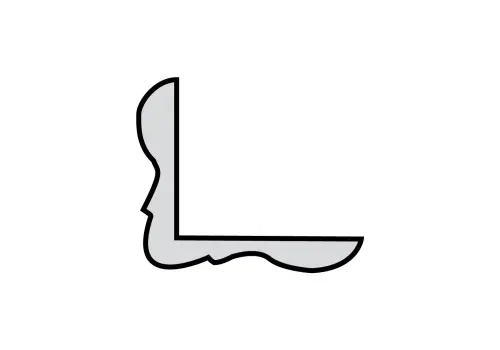 Baguette d'angle de style