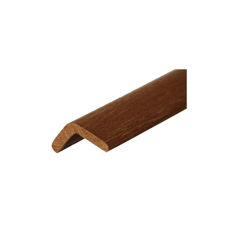 Baguette D'Angle Médium (Mdf) Arrondie Blanc, 23 X 23 Mm, L. 2.44 M