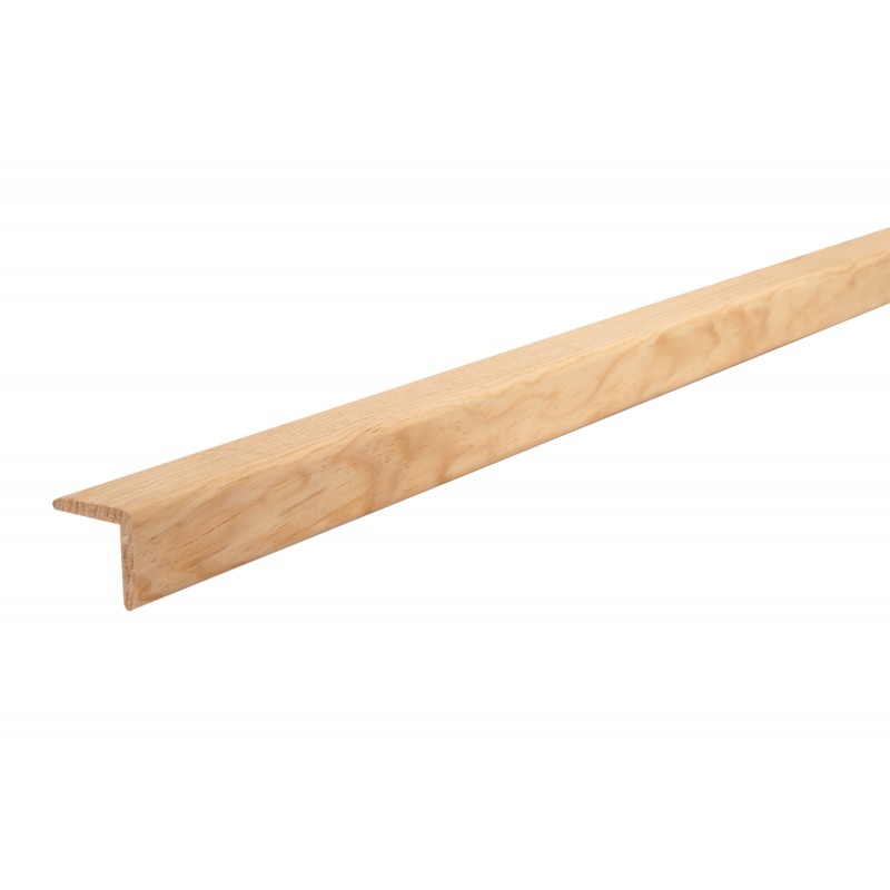 Baguette D'Angle Médium (Mdf) Arrondie Blanc, 23 X 23 Mm, L. 2.44 M