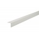 Baguette d'angle arrondie pvc blanc