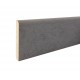 Plinthe arêtes arrondies MDF gris béton