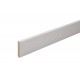 Plinthe arêtes arrondies mdf prépeint blanc